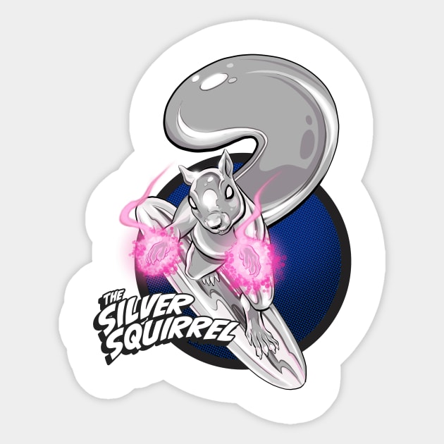 The Silver Squirrel! Sticker by ThirteenthFloor